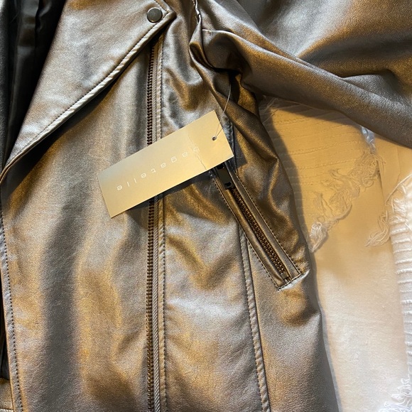 Metallic biker jacket - Picture 2 of 3